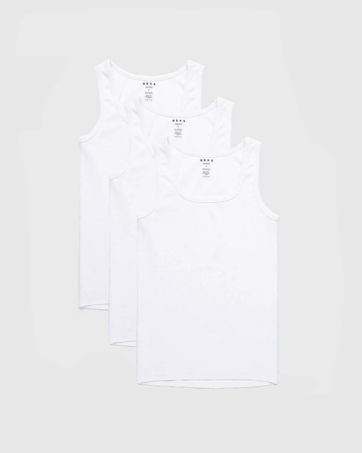 3_pack_heavyweight_tank_top_hvid_1.webp T-Shirts>Highsnobiety HS05 3 Pack Heavyweight Tank Top Hvid