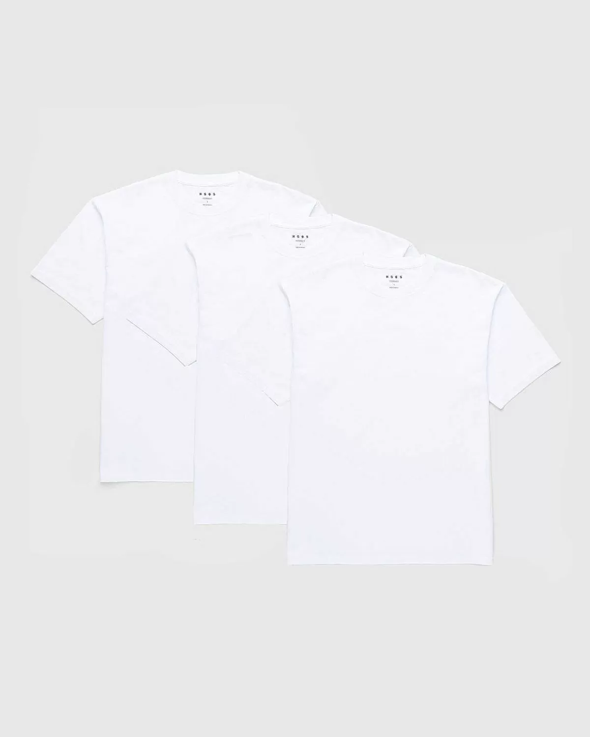 3_pack_tshirts_hvid_1.webp T-Shirts>Highsnobiety HS05 3 Pack T-Shirts Hvid