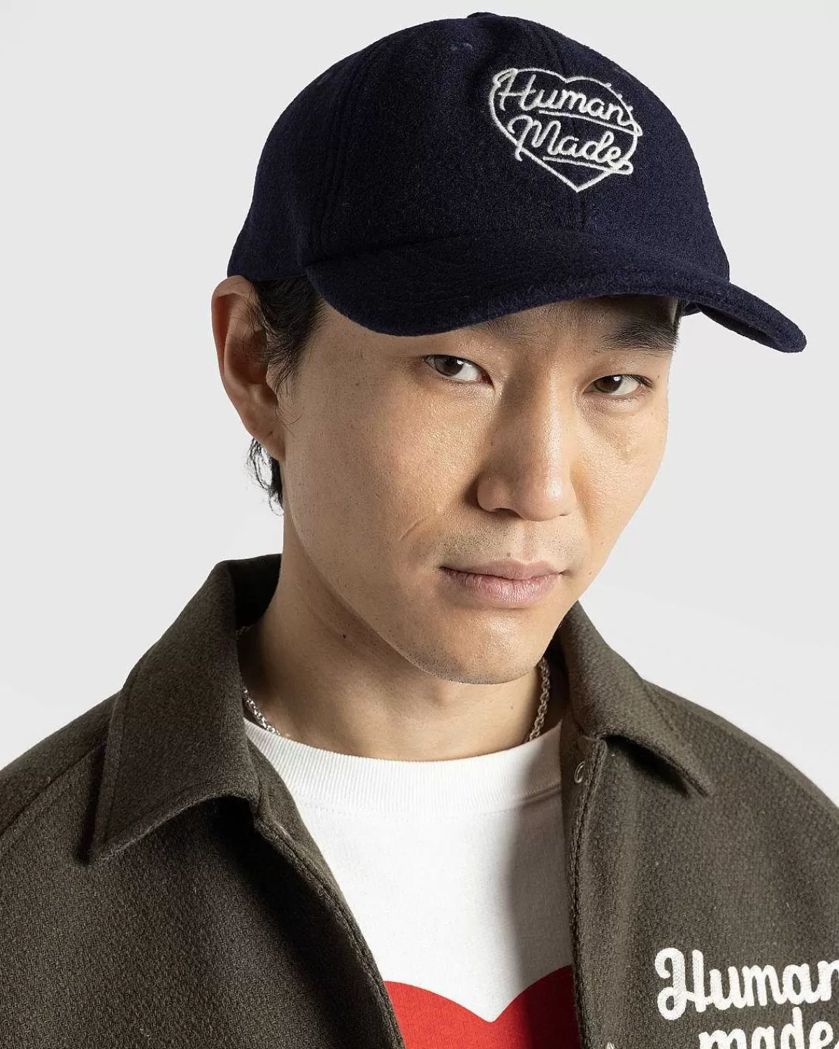 6panel_uldkasket_navy_4.webp Hatte>Human Made 6-Panel Uldkasket Navy