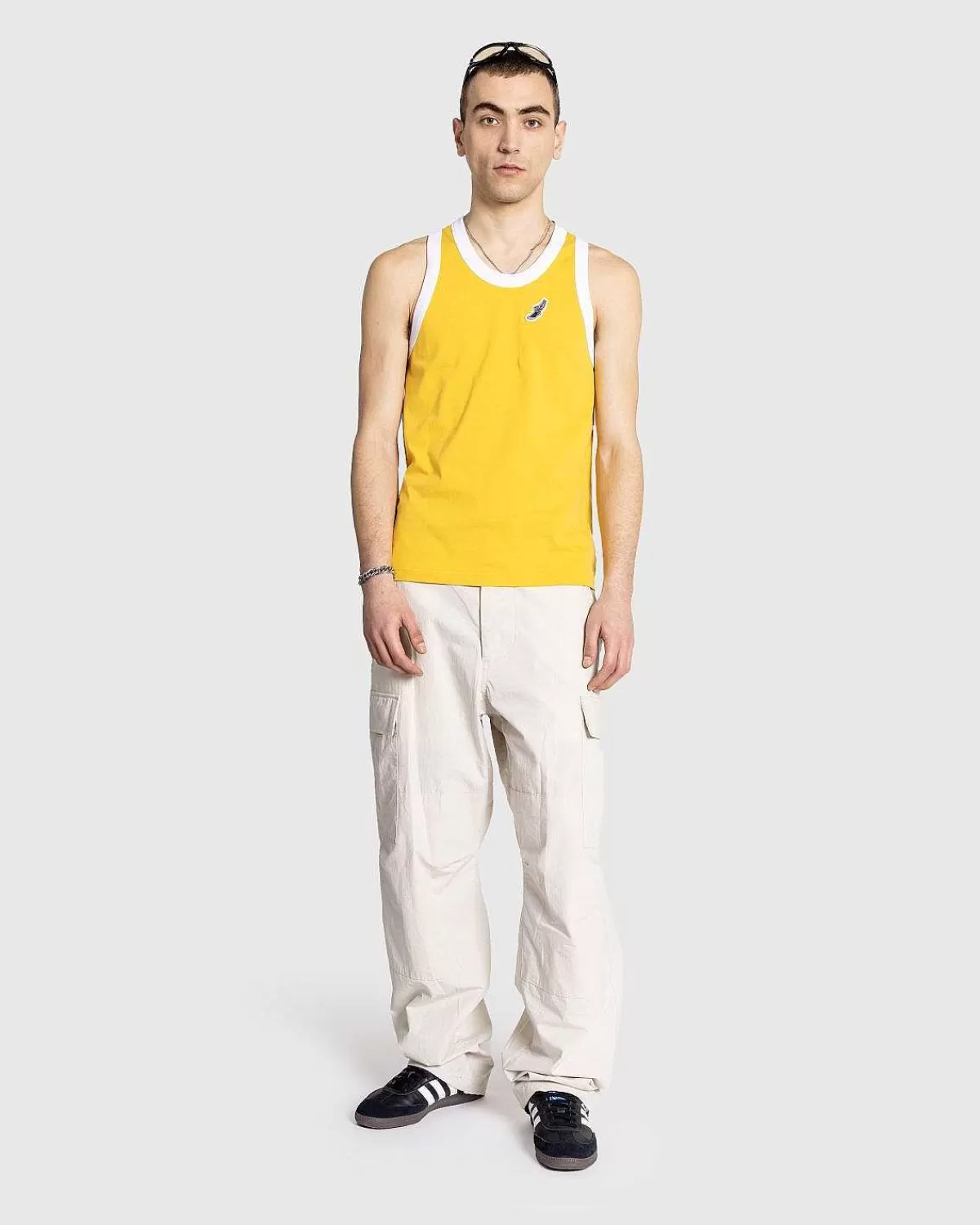 abebe_tank_top_gurkemeje_3.webp T-Shirts>Wales Bonner Abebe Tank Top Gurkemeje