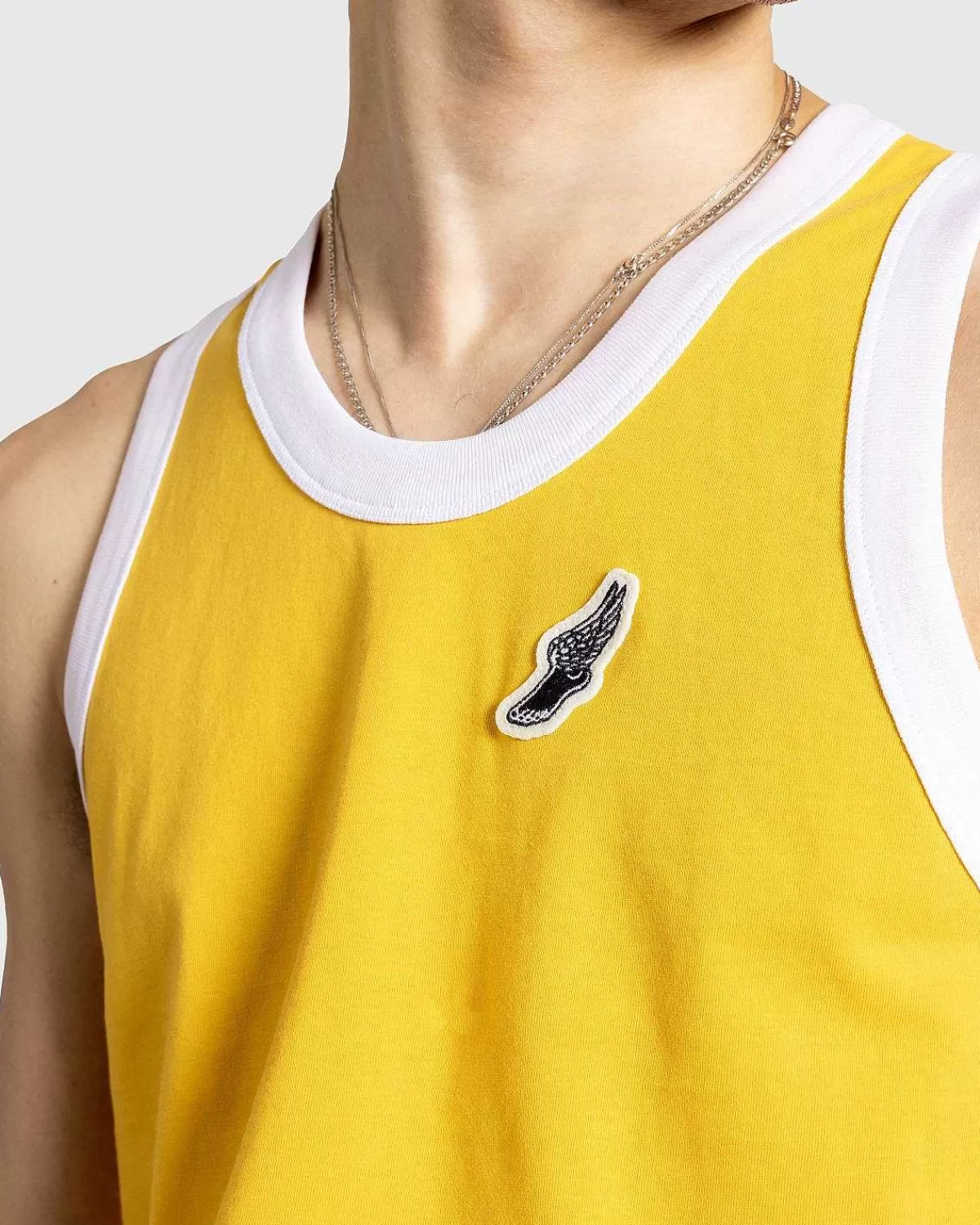 abebe_tank_top_gurkemeje_5.webp T-Shirts>Wales Bonner Abebe Tank Top Gurkemeje