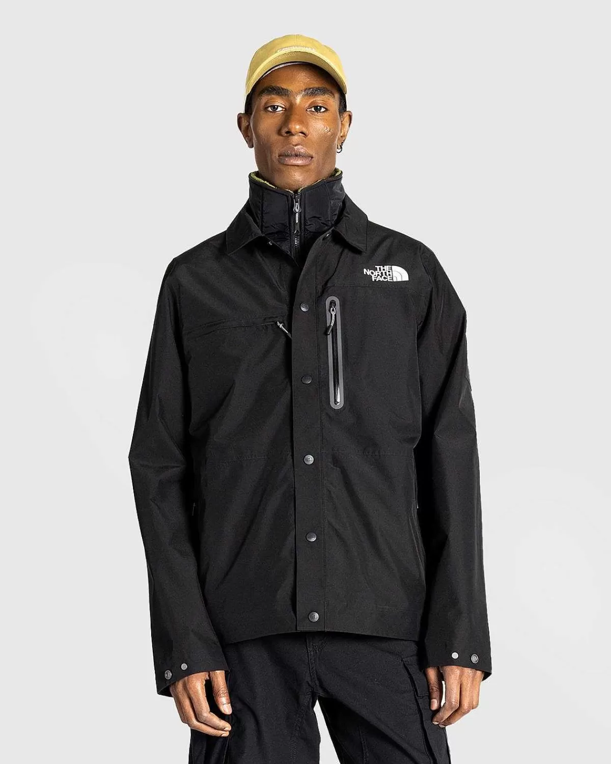 amos_tech_overshirt_tnf_sort_2.webp Skjorter>The North Face Amos Tech Overshirt Tnf Sort