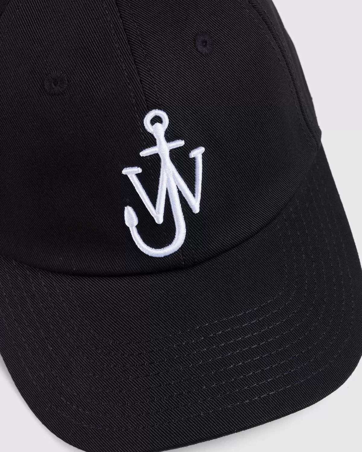 anchor_logo_baseball_cap_sort_5.webp Hatte>J.W. Anderson Anchor Logo Baseball Cap Sort
