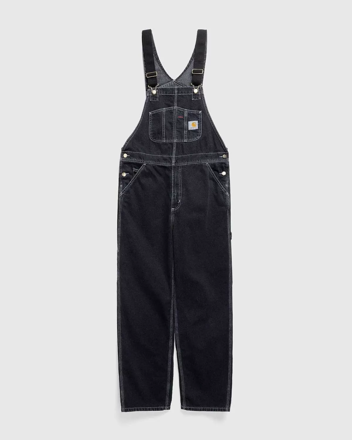 bib_overall_sortstenvasket_1.webp Bukser>Carhartt WIP Bib Overall Sort/Stenvasket