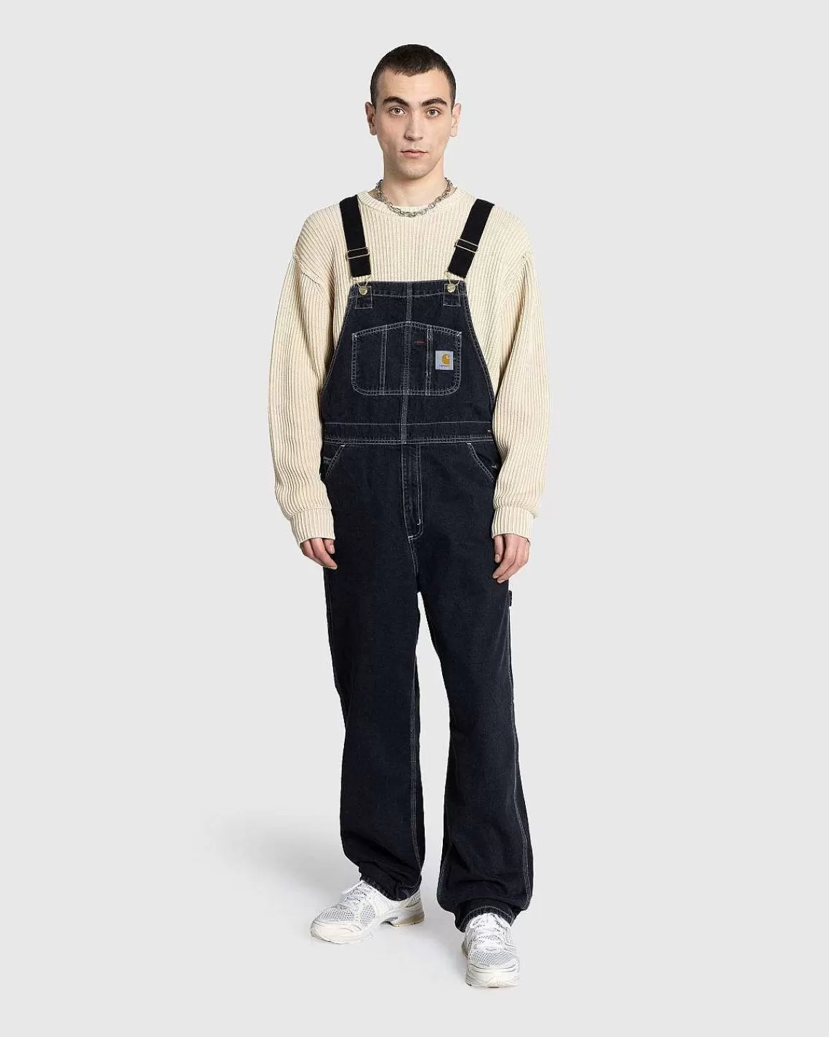 bib_overall_sortstenvasket_2.webp Bukser>Carhartt WIP Bib Overall Sort/Stenvasket