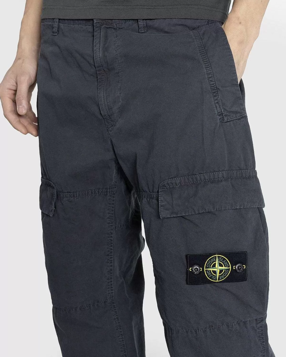 bomuld_cargo_bukser_charcoal_5.webp Bukser>Stone Island Bomuld Cargo Bukser Charcoal