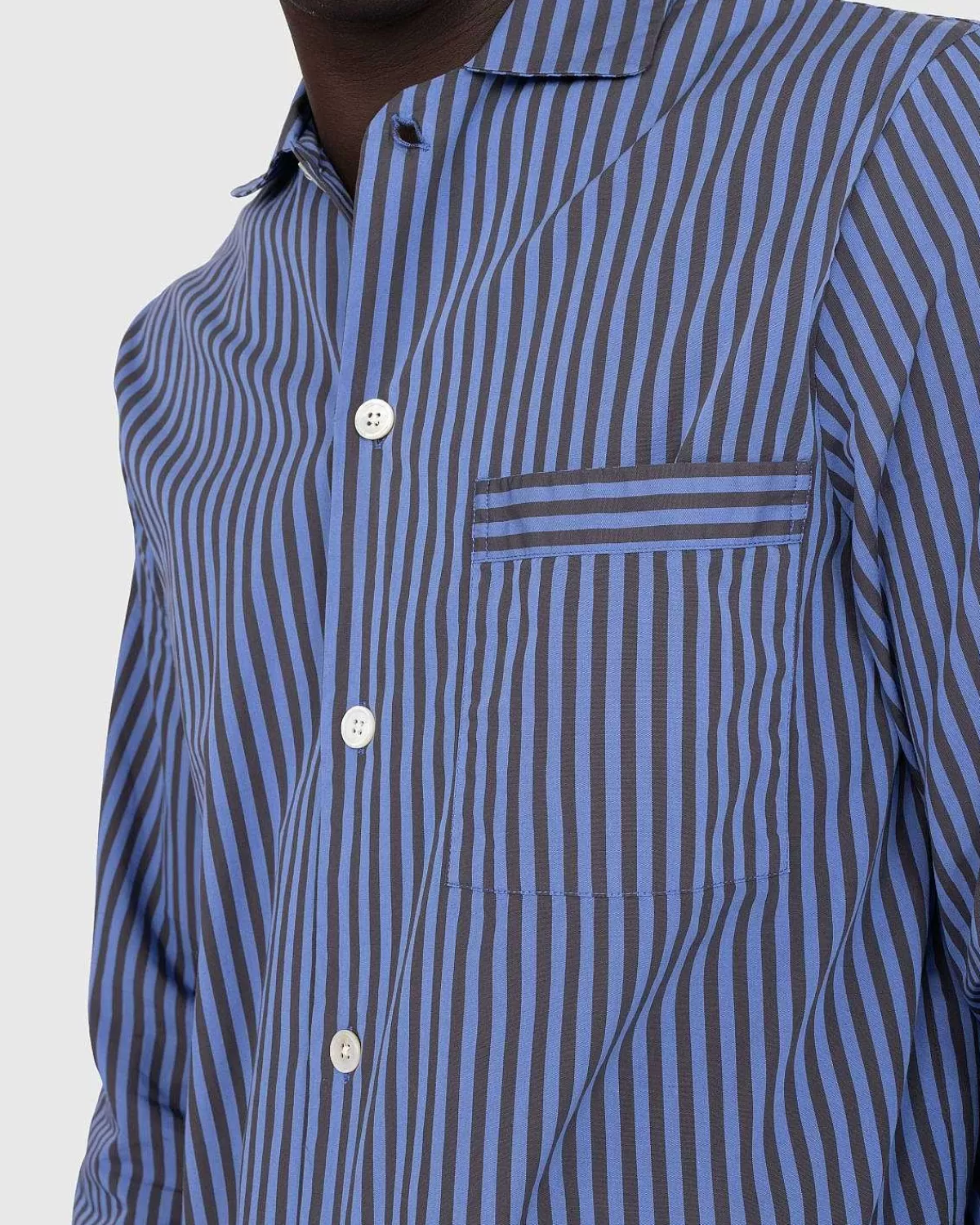 bomuld_poplin_pyjamas_skjorte_verneuil_stripes_5.webp Undertøj>Tekla Bomuld Poplin Pyjamas Skjorte Verneuil Stripes