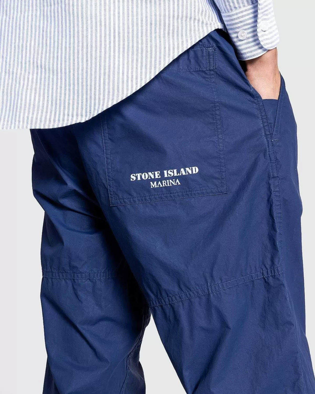 bomuldsbukser_kongebla_5.webp Bukser>Stone Island Bomuldsbukser Kongebla