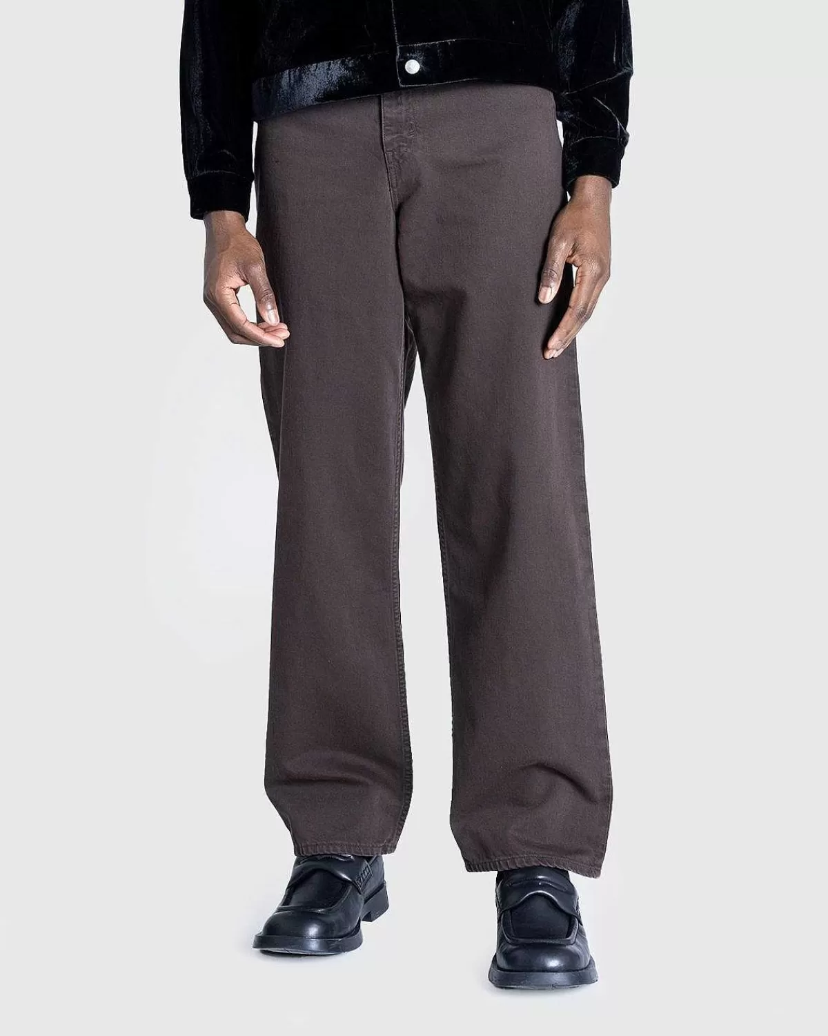 bred_udskarne_jeans_vasket_brun_2.webp Bukser>Séfr Bred Udskarne Jeans, Vasket Brun