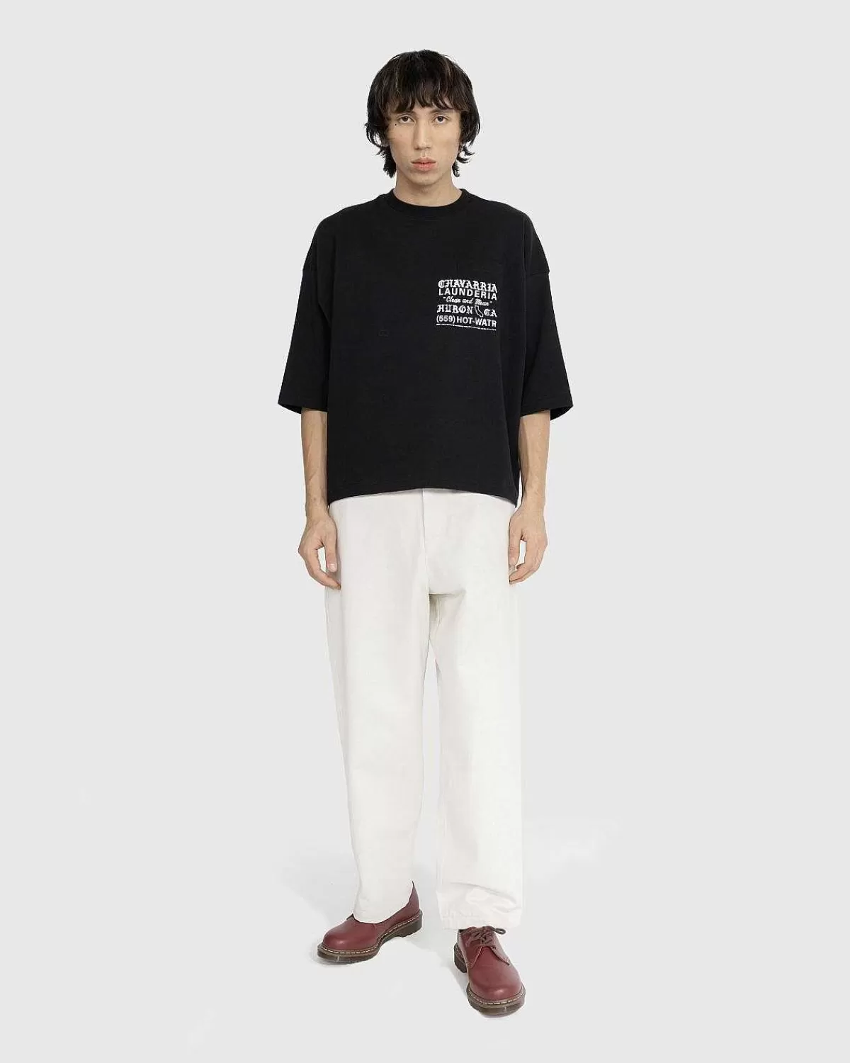 buffalo_pocket_tshirt_sort_4.webp T-Shirts>Willy Chavarria Buffalo Pocket T-Shirt Sort