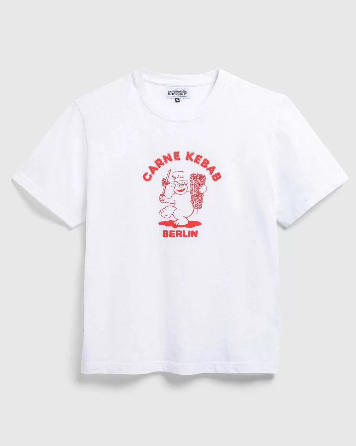 carne_doner_delights_tshirt_hvid_1.webp T-Shirts>Carne Bollente Carne Doner Delights T-Shirt Hvid