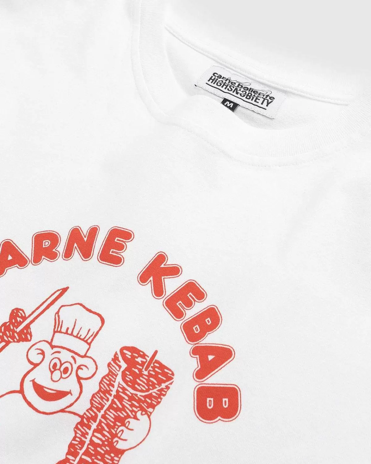 carne_doner_delights_tshirt_hvid_4.webp T-Shirts>Carne Bollente Carne Doner Delights T-Shirt Hvid