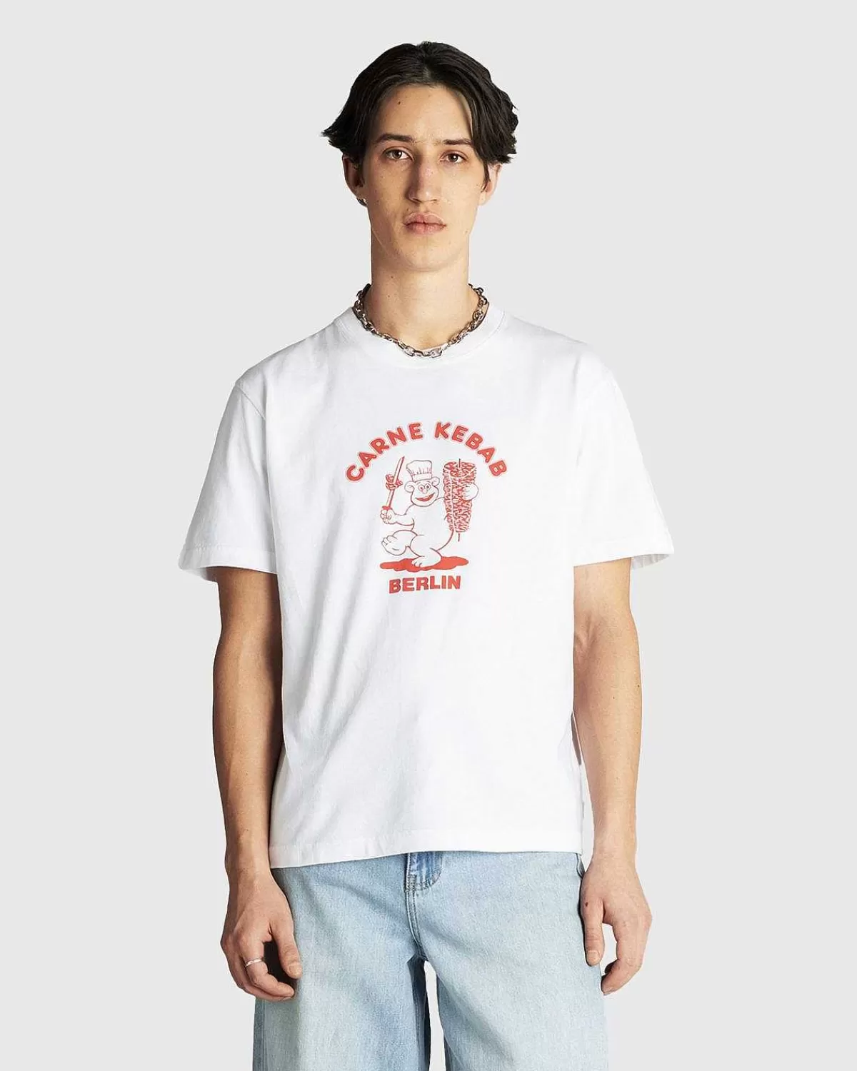 carne_doner_delights_tshirt_hvid_6.webp T-Shirts>Carne Bollente Carne Doner Delights T-Shirt Hvid