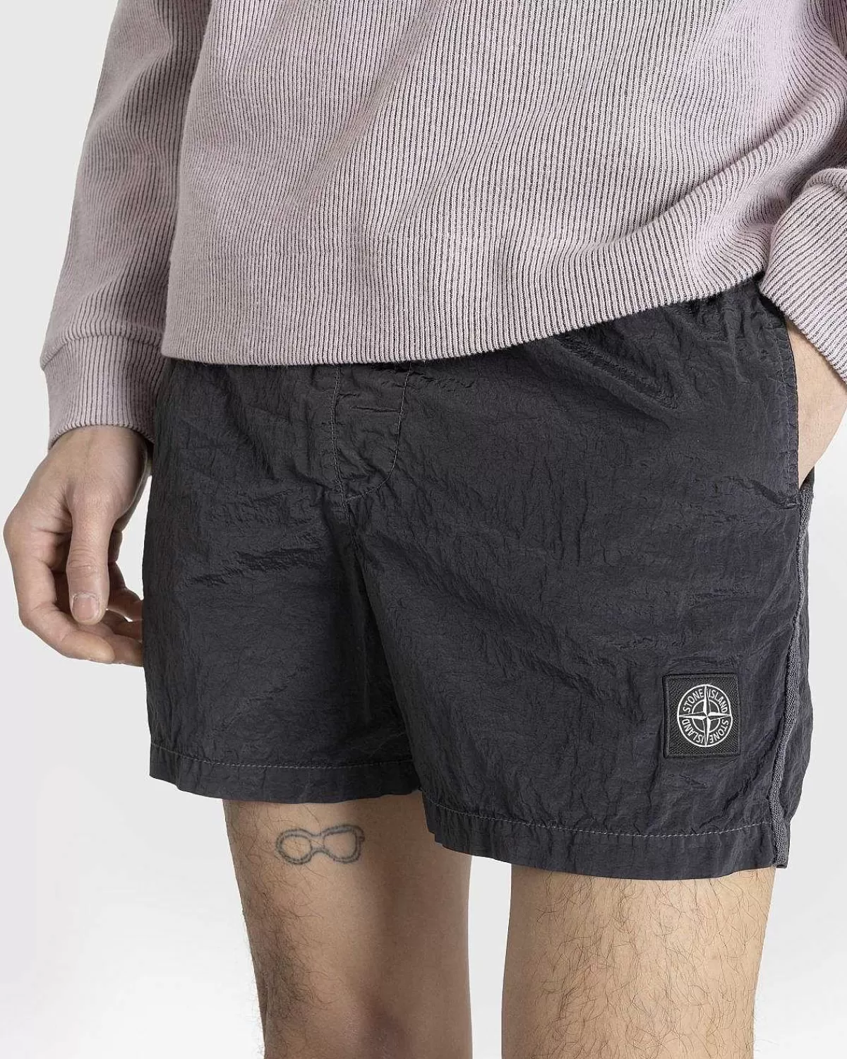 compass_svommeshorts_charcoal_5.webp Shorts>Stone Island Compass Svommeshorts Charcoal