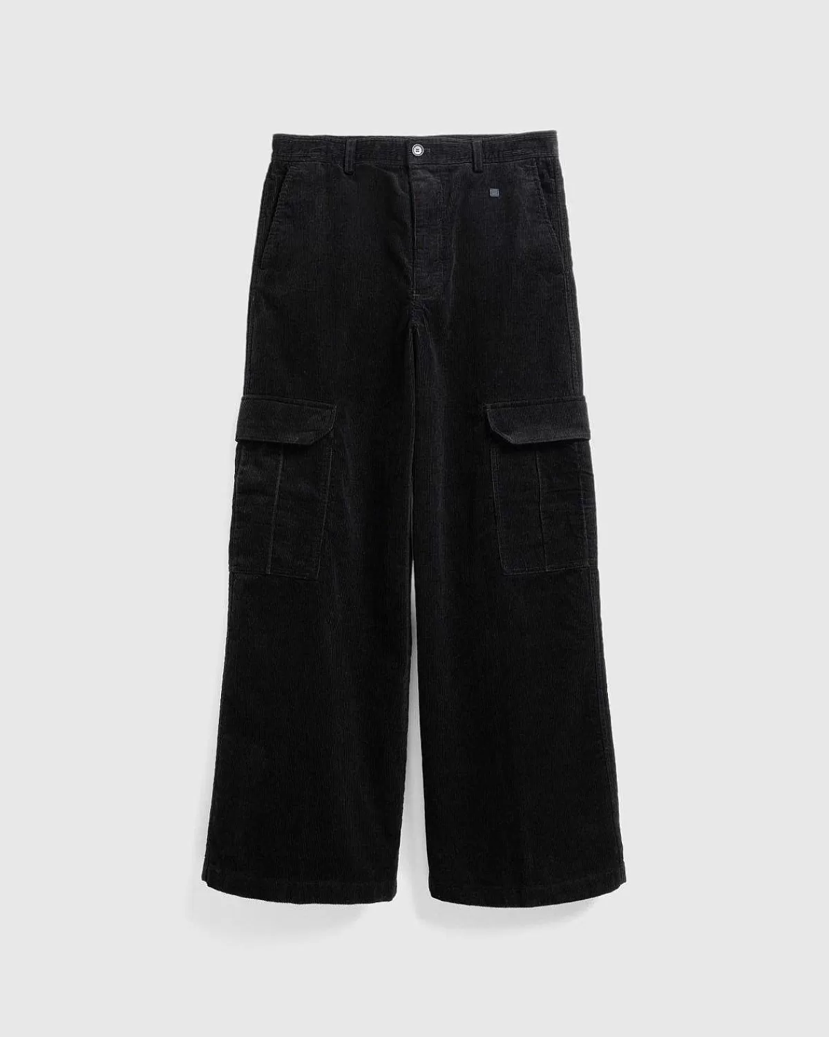 corduroy_cargo_bukser_sort_1.webp Bukser>Acne Studios Corduroy Cargo Bukser Sort