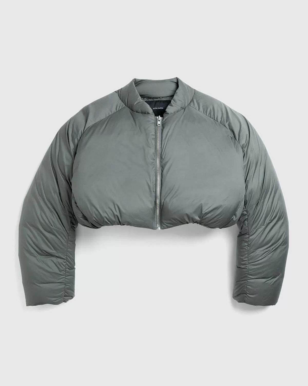 cropped_pillow_bomber_moss_1.webp Overtøj>Entire Studios Cropped Pillow Bomber Moss