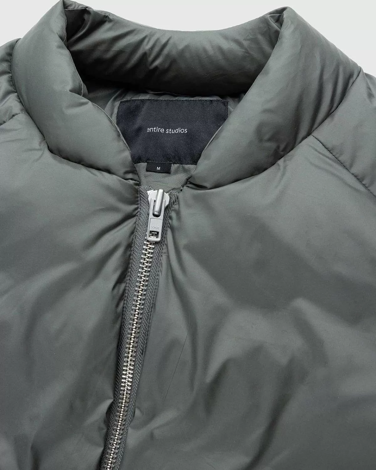cropped_pillow_bomber_moss_6.webp Overtøj>Entire Studios Cropped Pillow Bomber Moss
