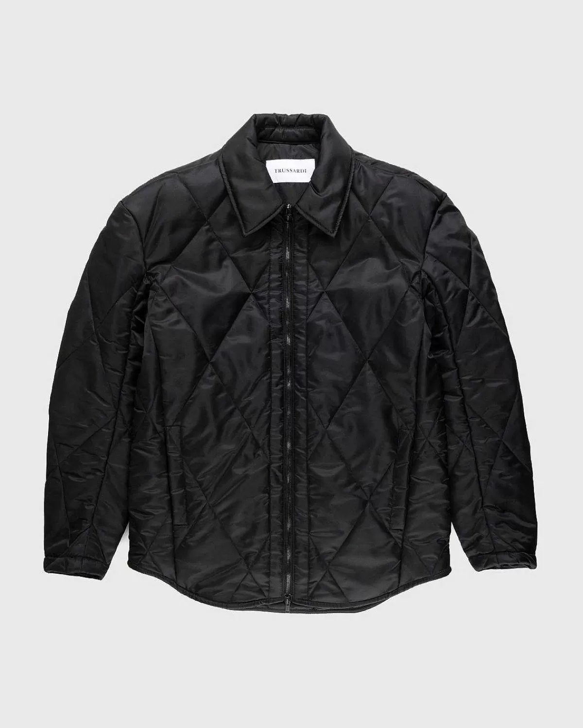 diamantquiltet_nylonjakke_sort_1.webp Overtøj>Trussardi Diamant-Quiltet Nylonjakke Sort