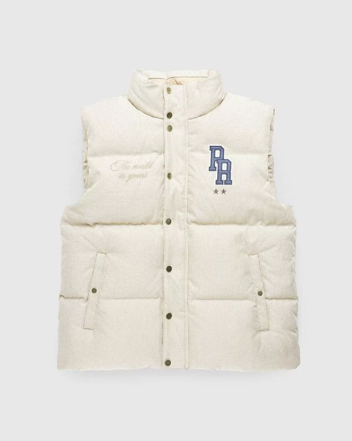 dunpuffervest_houndstooth_1.webp Overtøj>Puma Dunpuffervest Houndstooth