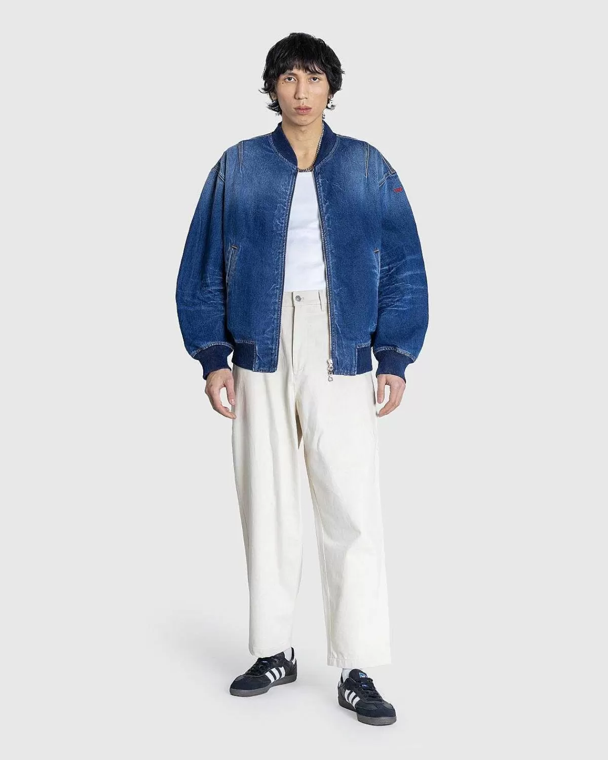 dvinzs_bomberjakke_denim_3.webp Overtøj>Diesel D-Vinz-S Bomberjakke Denim