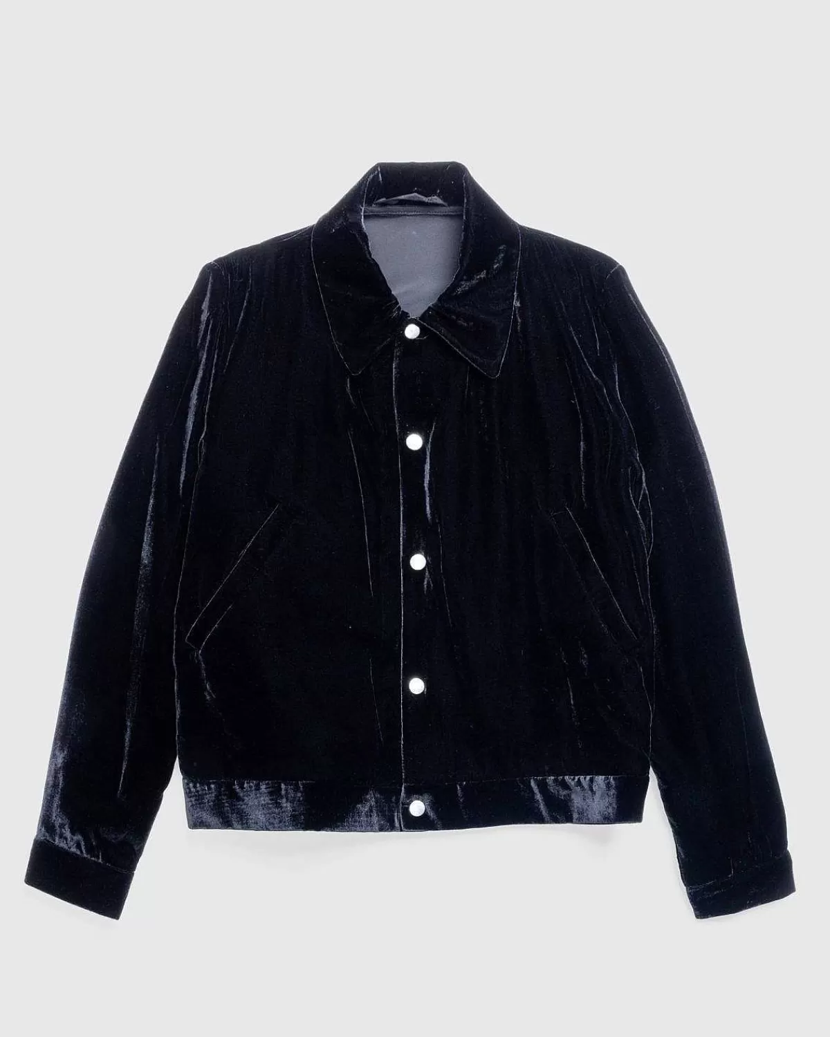 enzo_jakke_midnight_velour_1.webp Overtøj>Séfr Enzo Jakke Midnight Velour