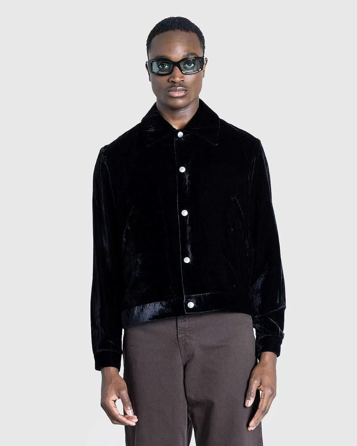 enzo_jakke_midnight_velour_2.webp Overtøj>Séfr Enzo Jakke Midnight Velour