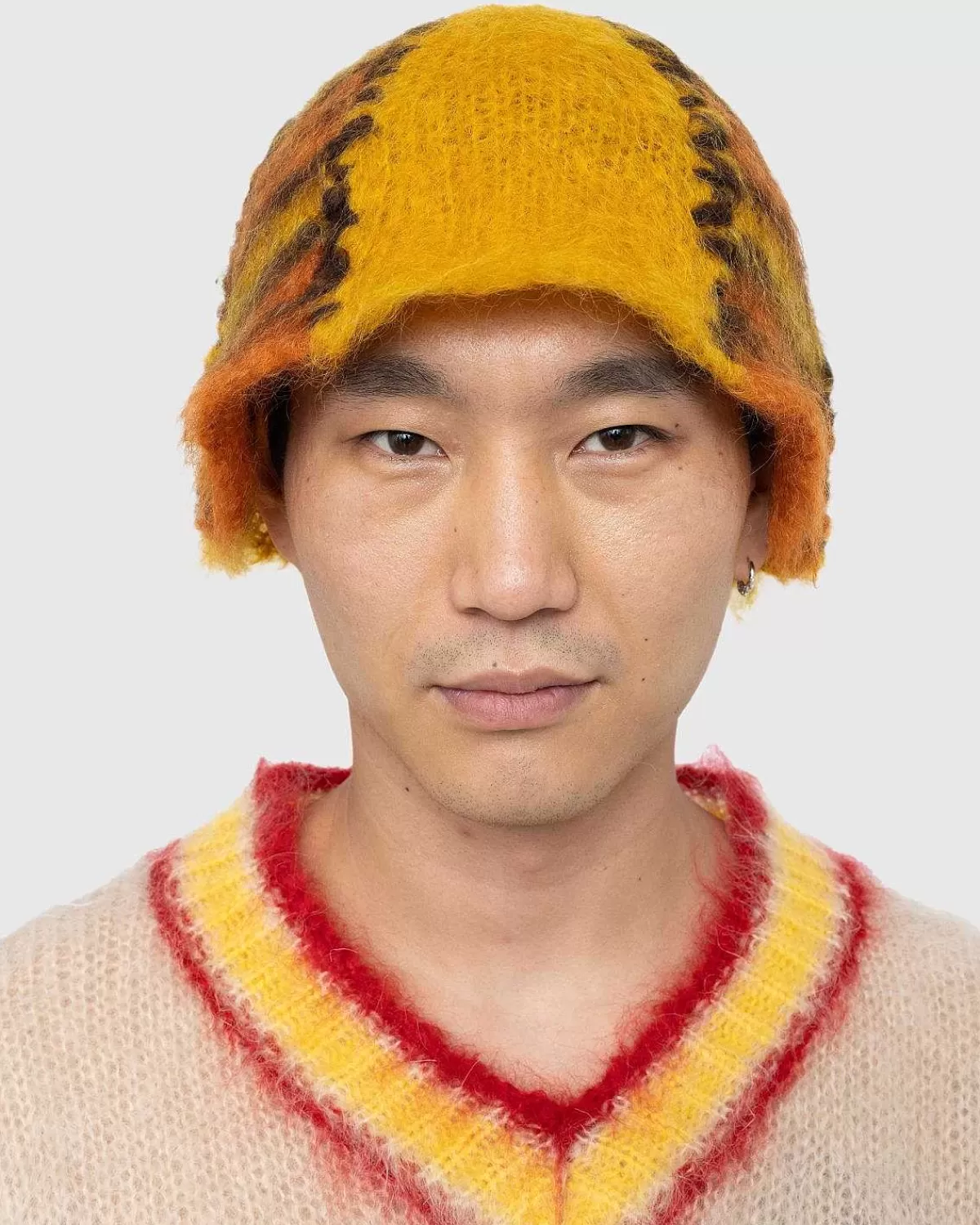 farveblok_mohair_beanie_orange_3.webp Hatte>Marni Farveblok Mohair Beanie Orange