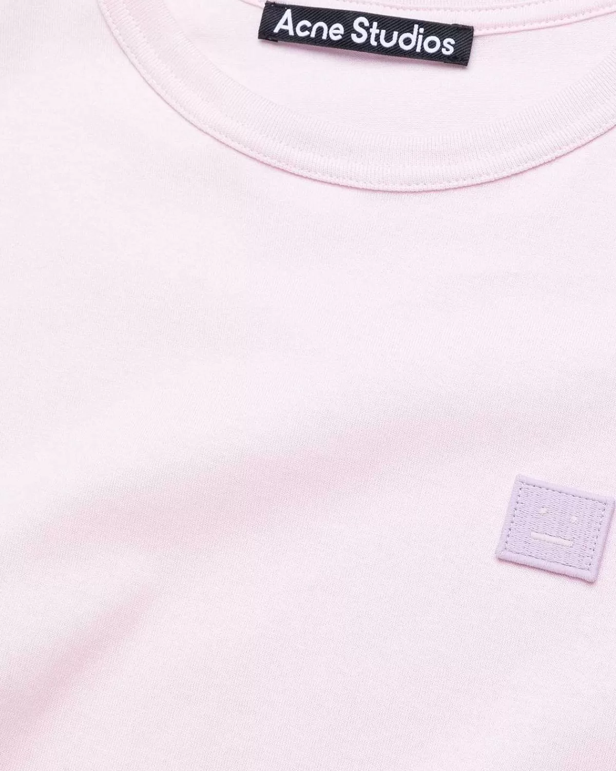 fitted_crewneck_tshirt_lys_pink_5.webp T-Shirts>Acne Studios Fitted Crewneck T-Shirt Lys Pink