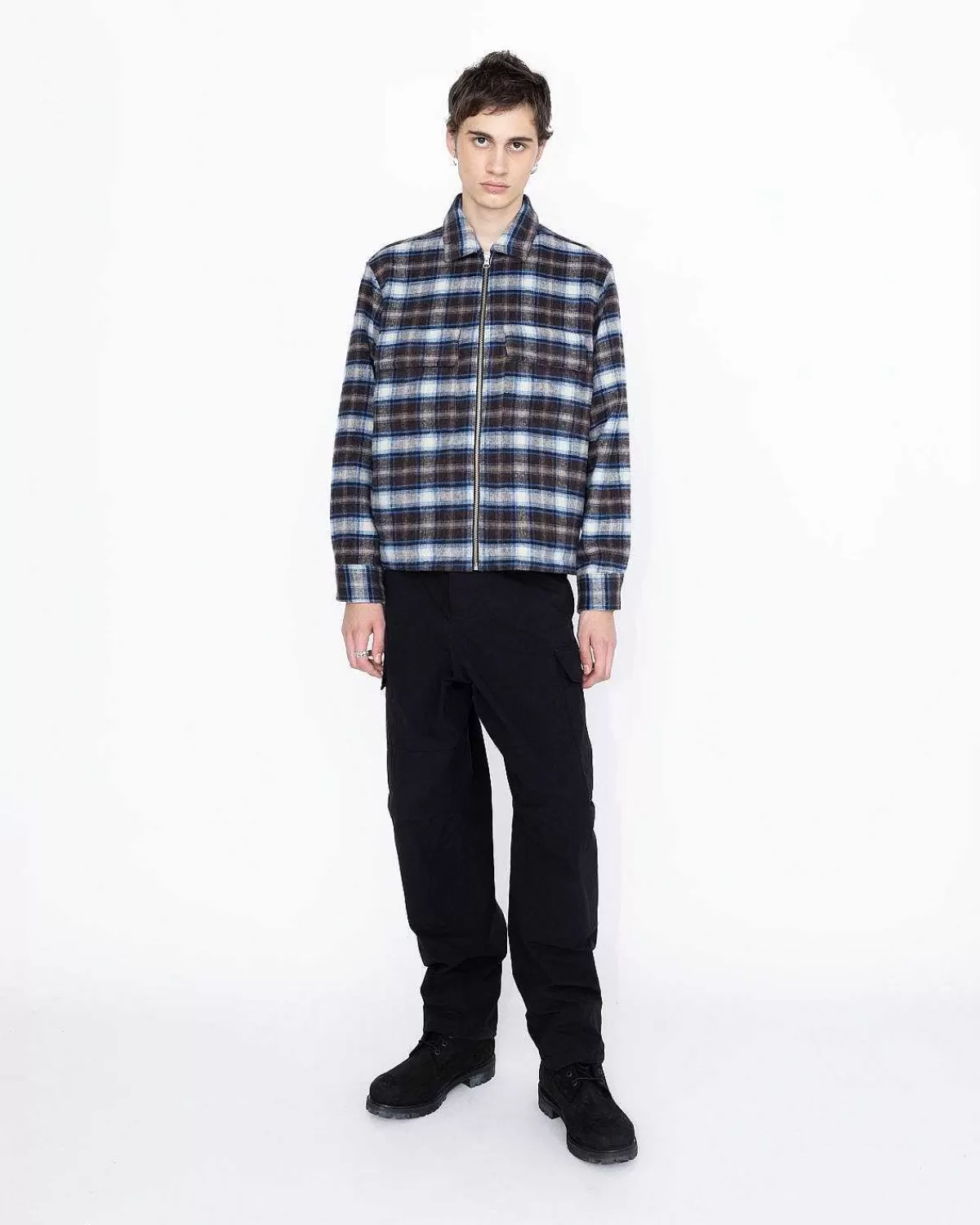 forstaerket_nylon_cargo_buks_sort_5.webp Bukser>Highsnobiety HS05 Forstaerket Nylon Cargo Buks Sort