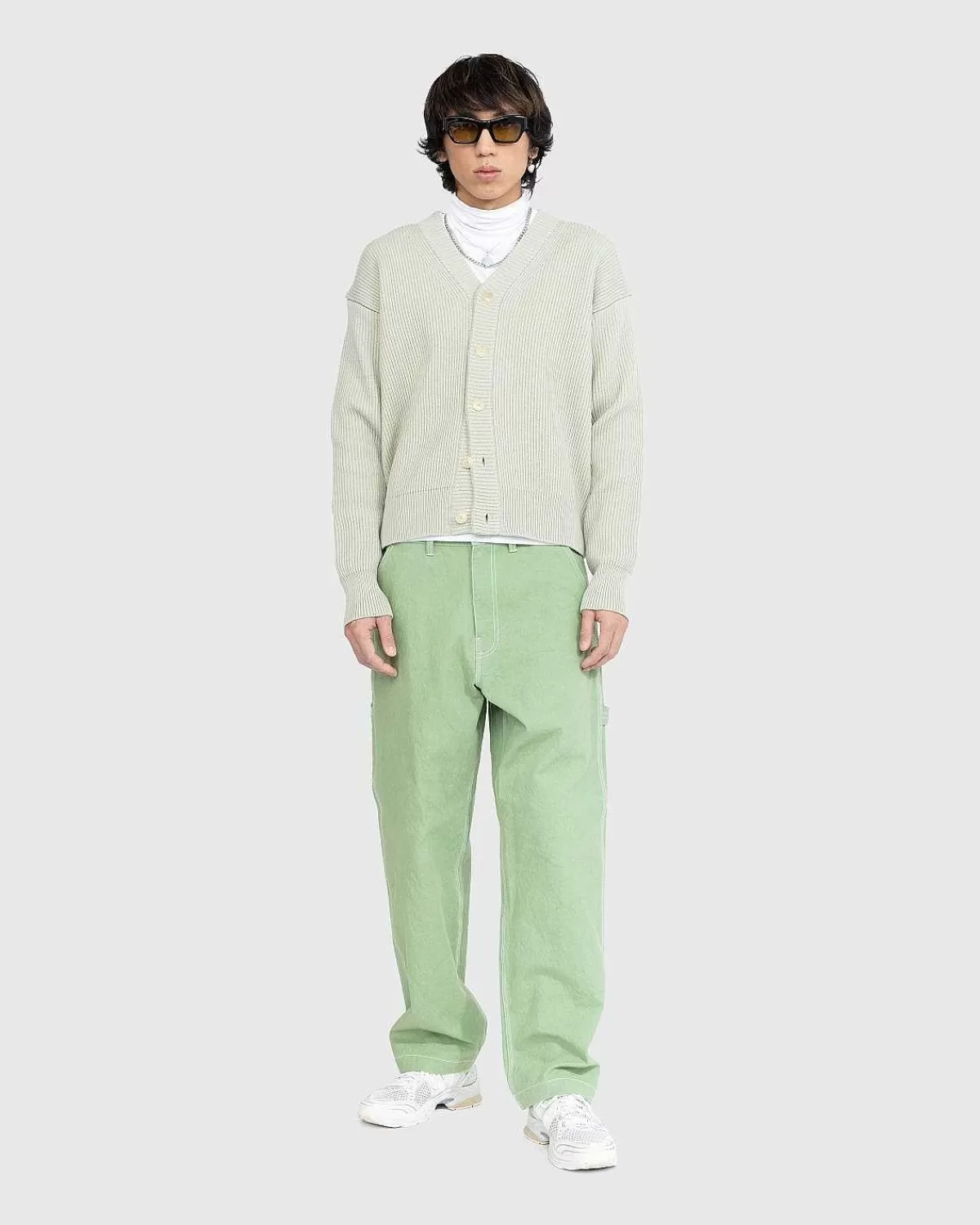 fransk_merino_rib_strik_cardigan_light_khaki_3.webp Strik>Auralee Fransk Merino Rib Strik Cardigan Light Khaki