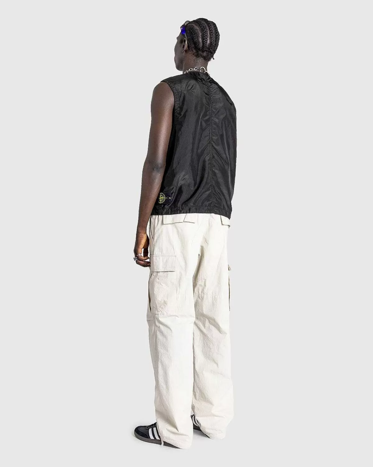 garmentdyed_vest_sort_6.webp Overtøj>Stone Island Garment-Dyed Vest Sort