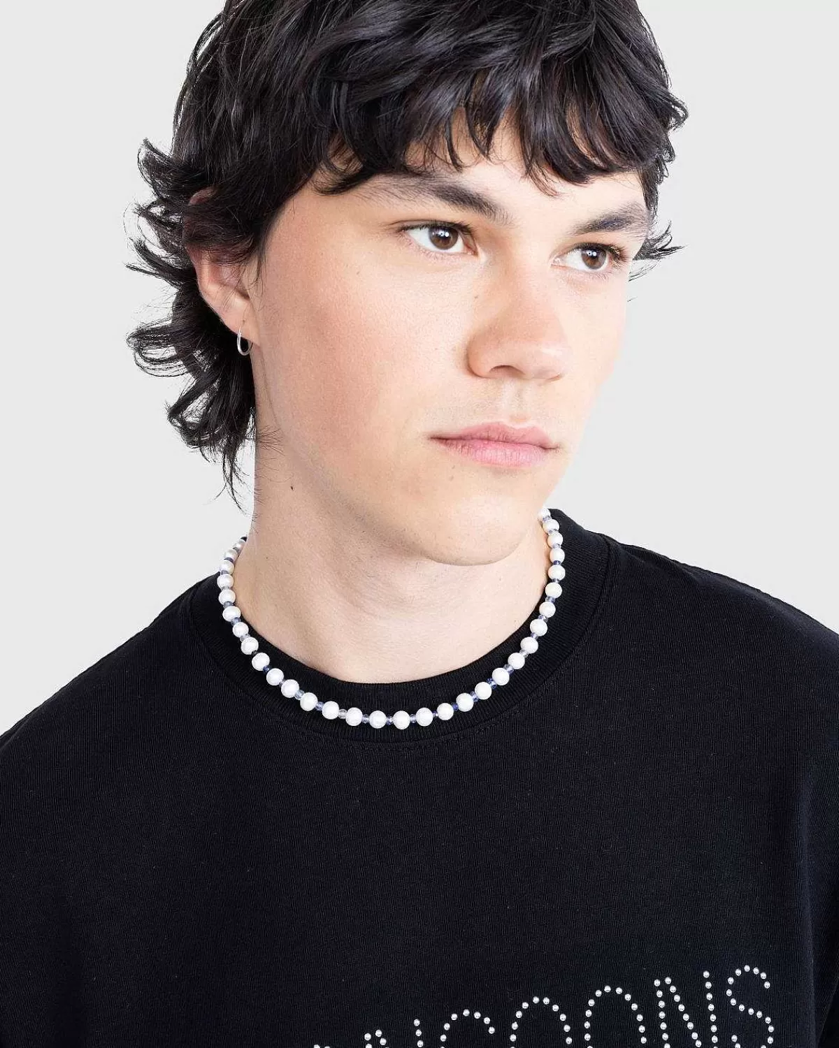 gradient_crystal_pearl_chain_solvhvid_4.webp Smykker>Hatton Labs Gradient Crystal Pearl Chain Solv/Hvid