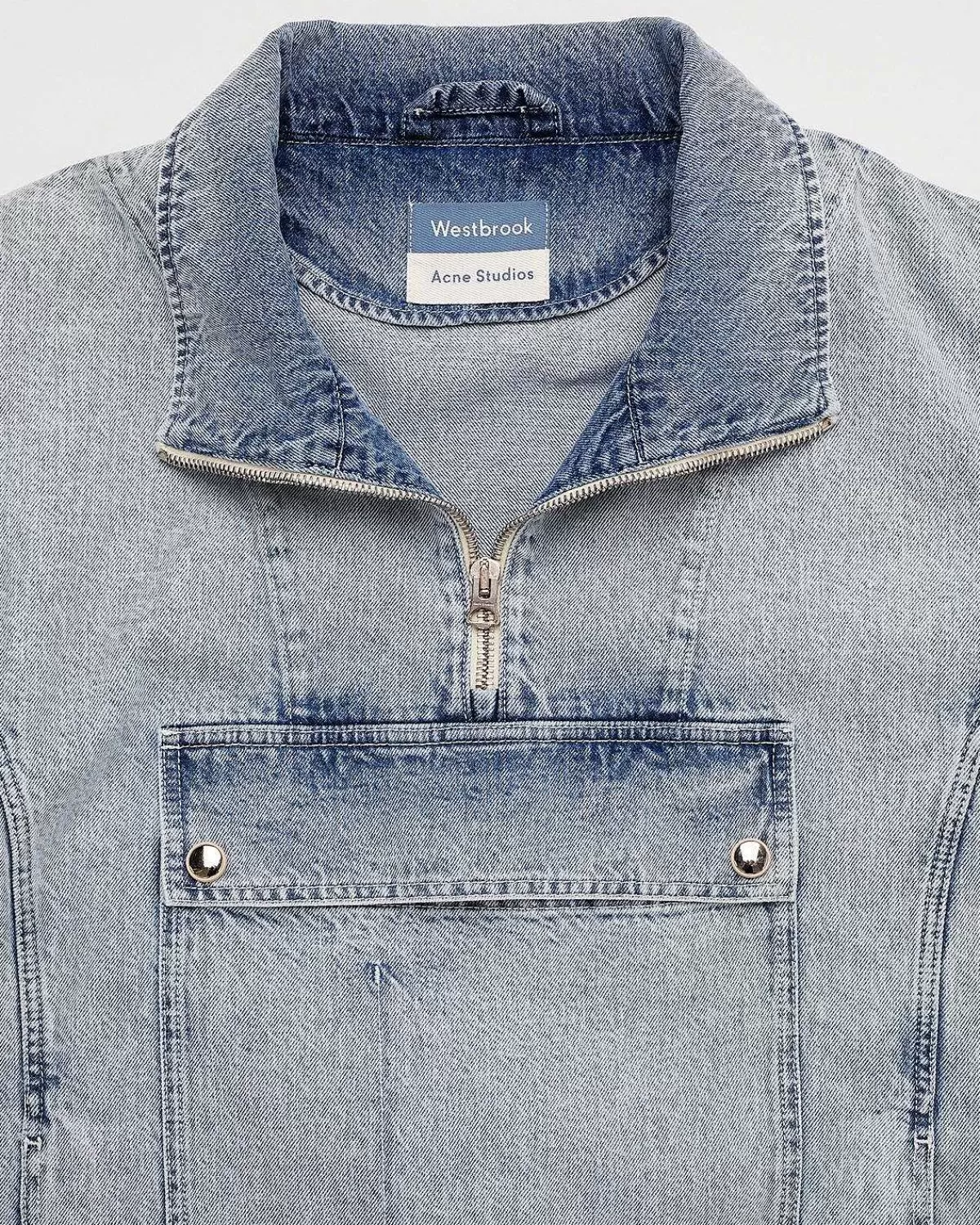halfzip_denim_anorak_washed_light_blue_3.webp Overtøj>Acne Studios Half-Zip Denim Anorak Washed Light Blue