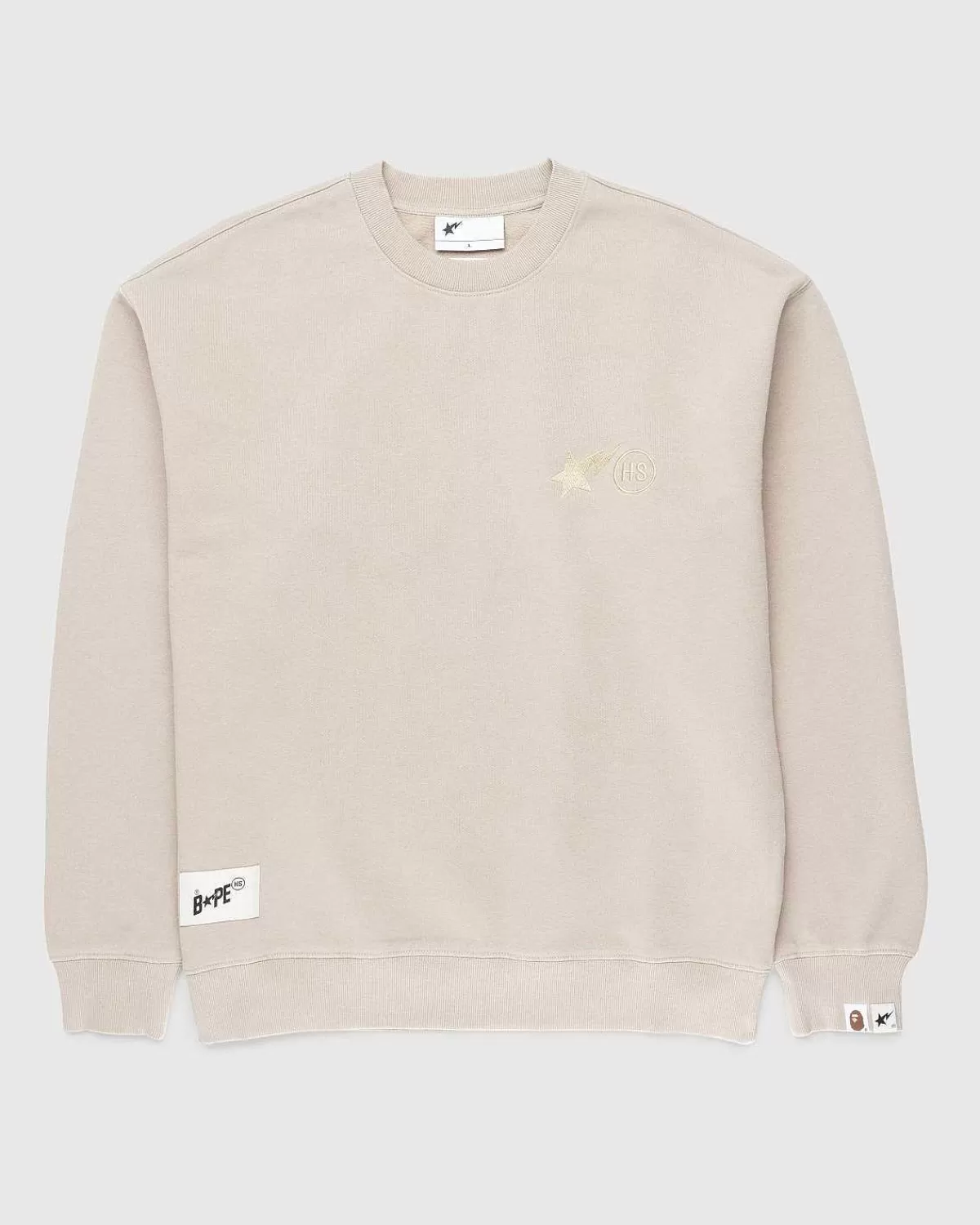 heavy_washed_crewneck_beige_1.webp Sveder>BAPE Heavy Washed Crewneck Beige