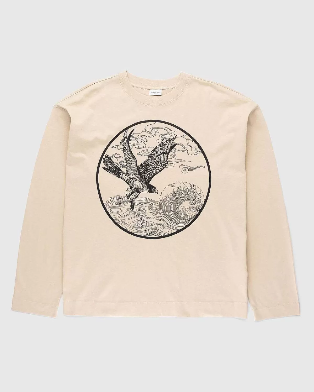 hegland_pr_jersey_beige_1.webp T-Shirts>Dries van Noten Hegland Pr Jersey Beige