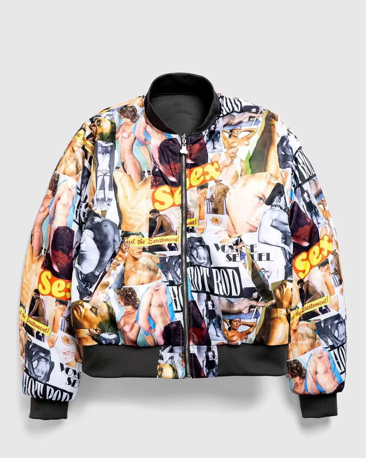 hidden_pleasures_bomber_jacket_gra_1.webp Overtøj>Carne Bollente Hidden Pleasures Bomber Jacket Gra