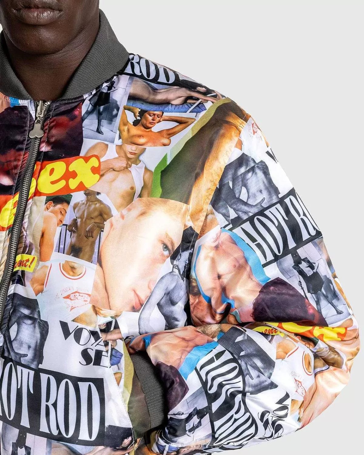 hidden_pleasures_bomber_jacket_gra_6.webp Overtøj>Carne Bollente Hidden Pleasures Bomber Jacket Gra