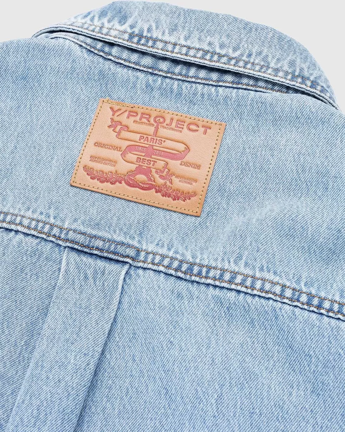 hook_and_eye_denim_shirt_ice_blue_5.webp Skjorter>Y/Project Hook And Eye Denim Shirt Ice Blue