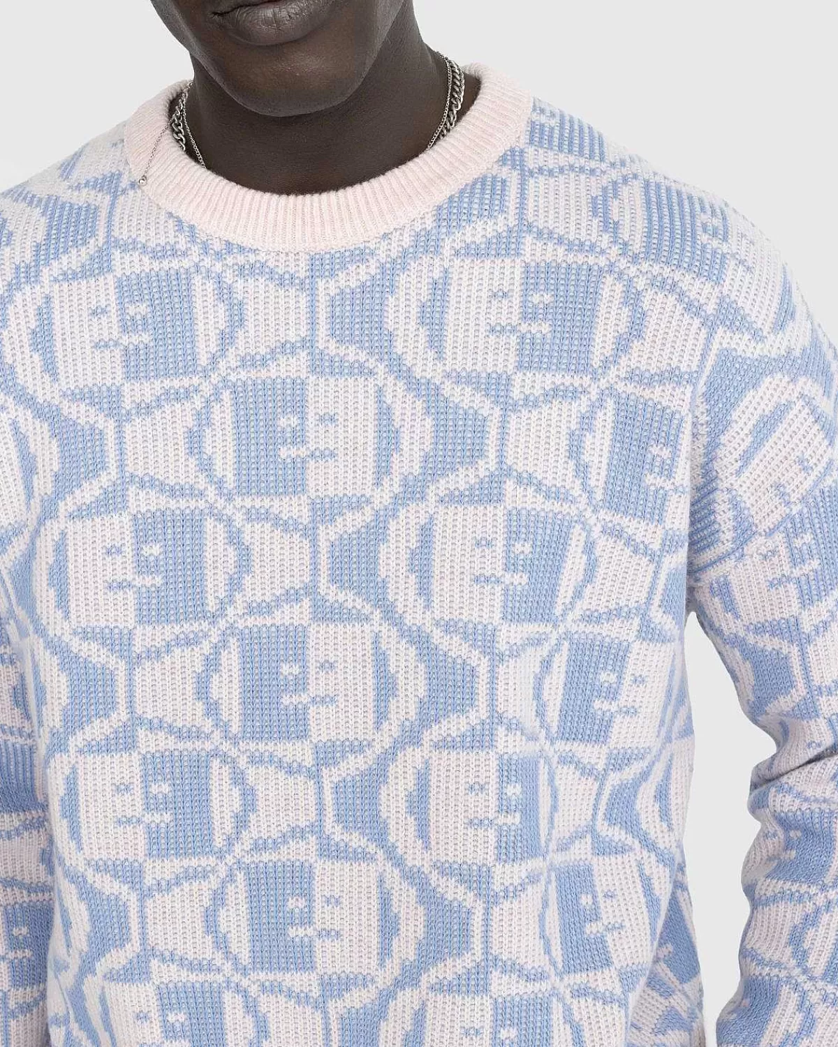 jacquard_crew_neck_jumper_falmet_pink_melangelysebla_5.webp Strik>Acne Studios Jacquard Crew Neck Jumper Falmet Pink Melange/Lysebla