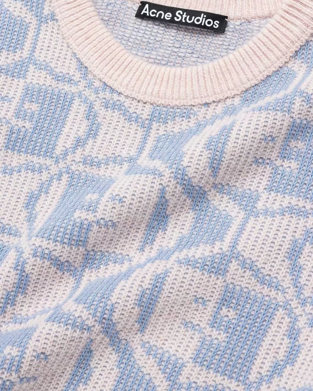 jacquard_crew_neck_jumper_falmet_pink_melangelysebla_6.webp Strik>Acne Studios Jacquard Crew Neck Jumper Falmet Pink Melange/Lysebla