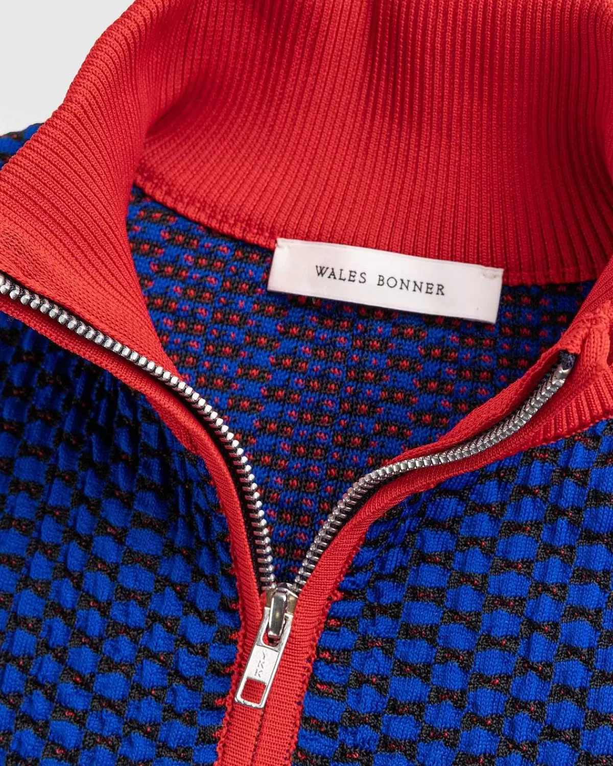 jacquard_fullzip_top_navyrodgul_6.webp Strik>Wales Bonner Jacquard Full-Zip Top Navy/Rod/Gul