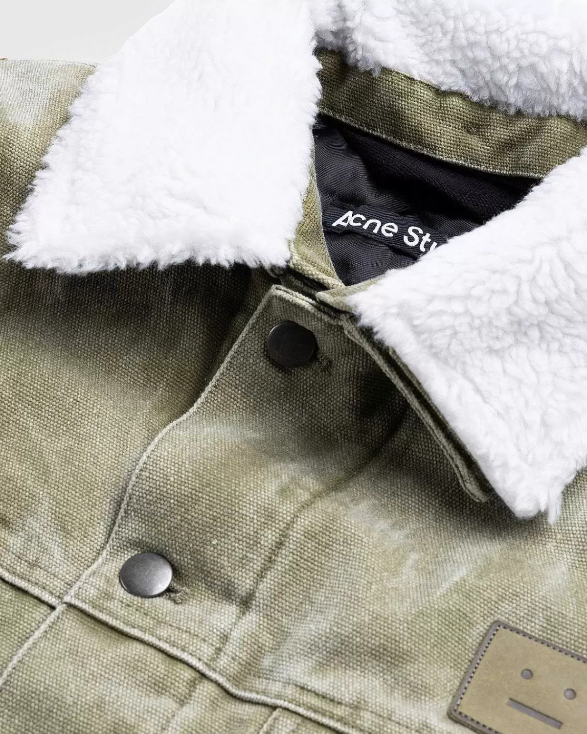 kanvas_polstret_jakke_khaki_beige_5.webp Overtøj>Acne Studios Kanvas Polstret Jakke Khaki Beige