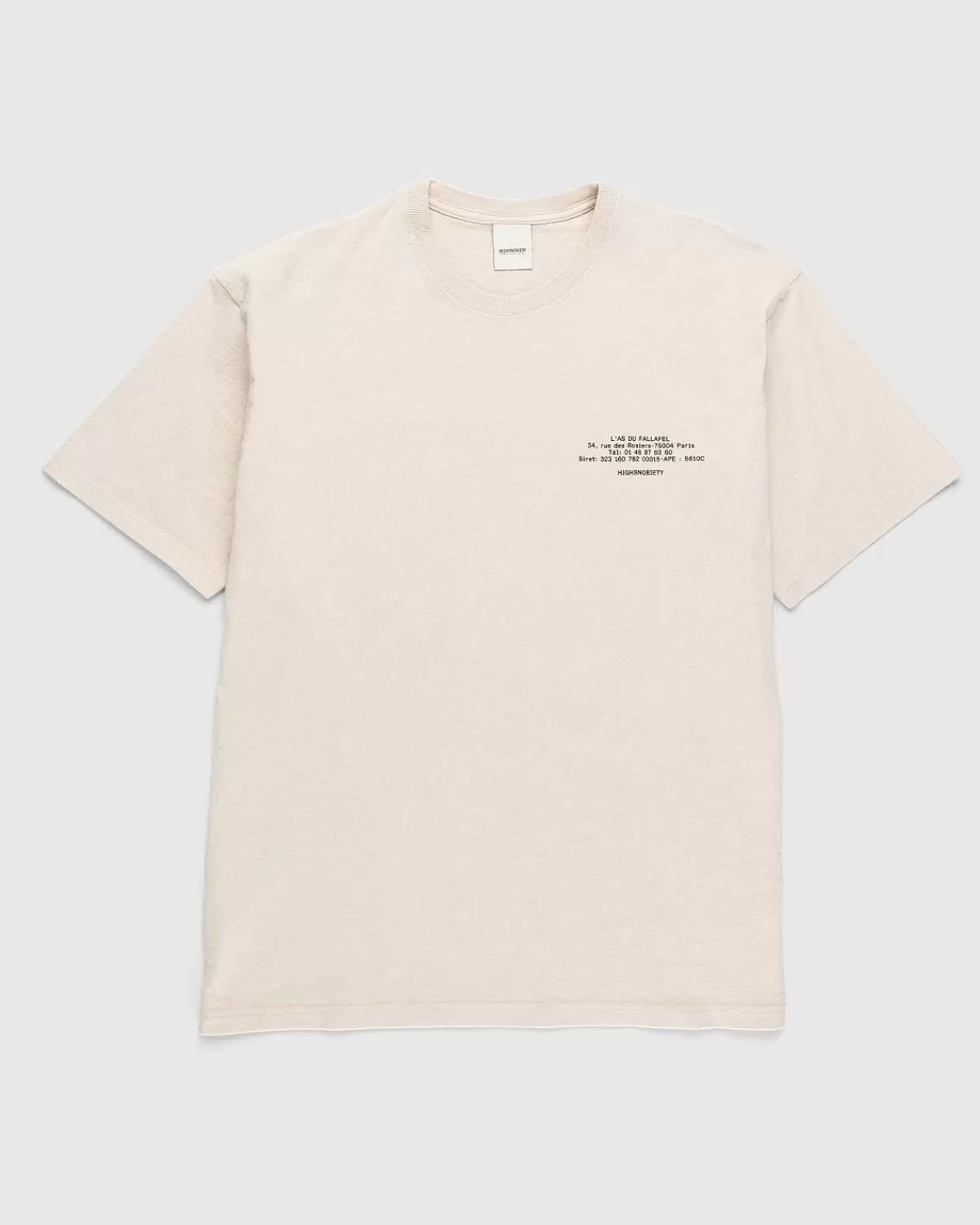 kortaermet_tshirt_offwhite_2.webp T-Shirts>L'As du Fallafel Kortaermet T-Shirt Off-White