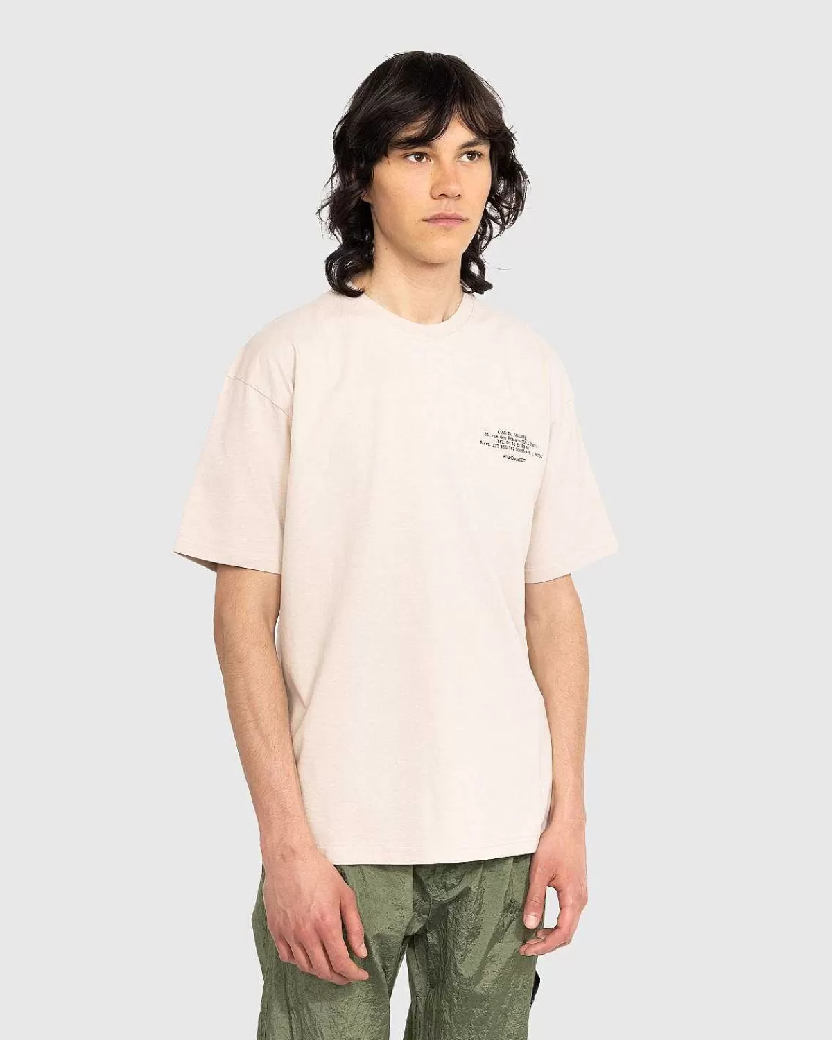 kortaermet_tshirt_offwhite_3.webp T-Shirts>L'As du Fallafel Kortaermet T-Shirt Off-White