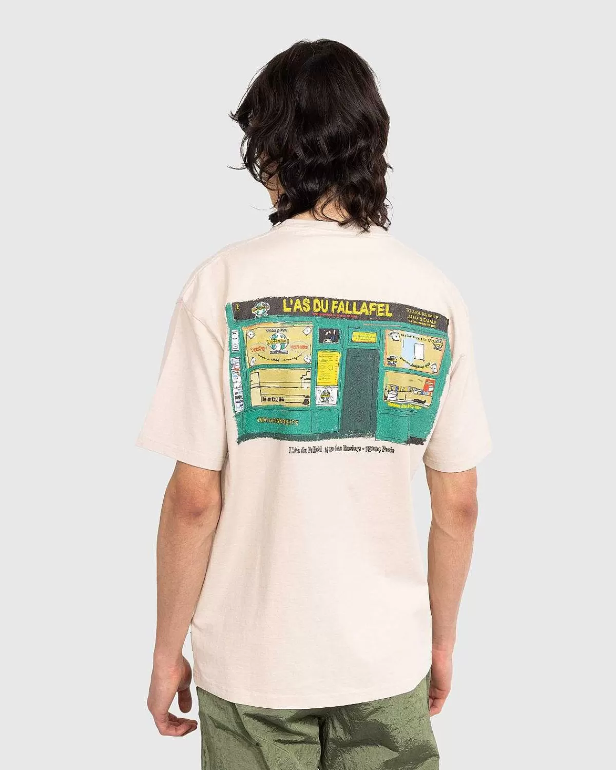 kortaermet_tshirt_offwhite_4.webp T-Shirts>L'As du Fallafel Kortaermet T-Shirt Off-White