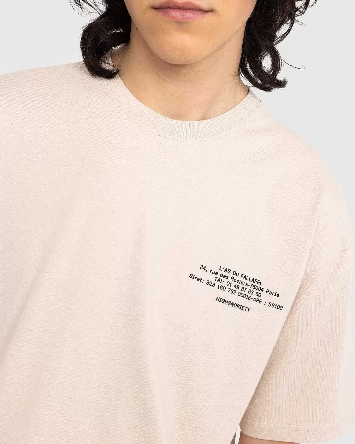 kortaermet_tshirt_offwhite_5.webp T-Shirts>L'As du Fallafel Kortaermet T-Shirt Off-White