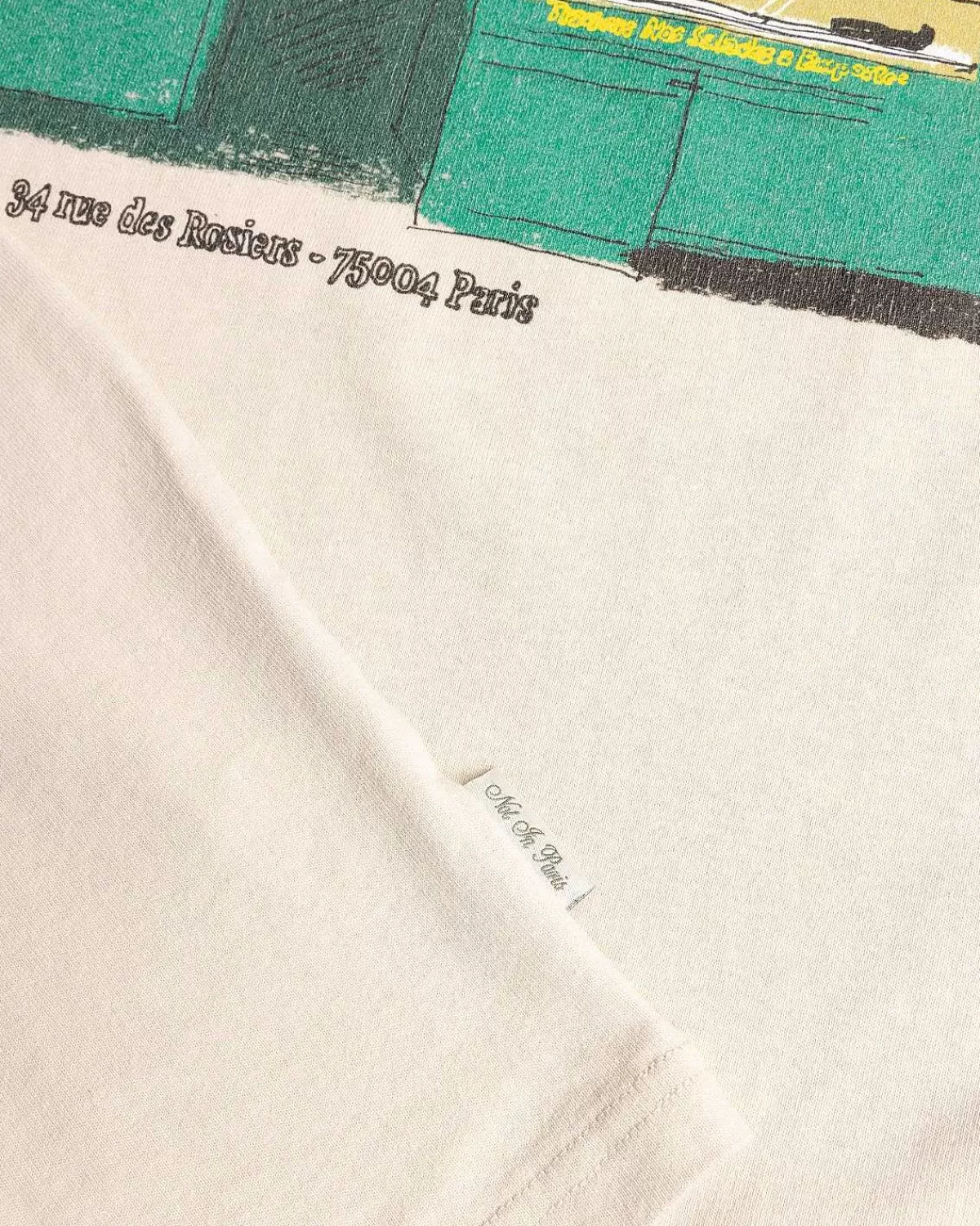 kortaermet_tshirt_offwhite_7.webp T-Shirts>L'As du Fallafel Kortaermet T-Shirt Off-White