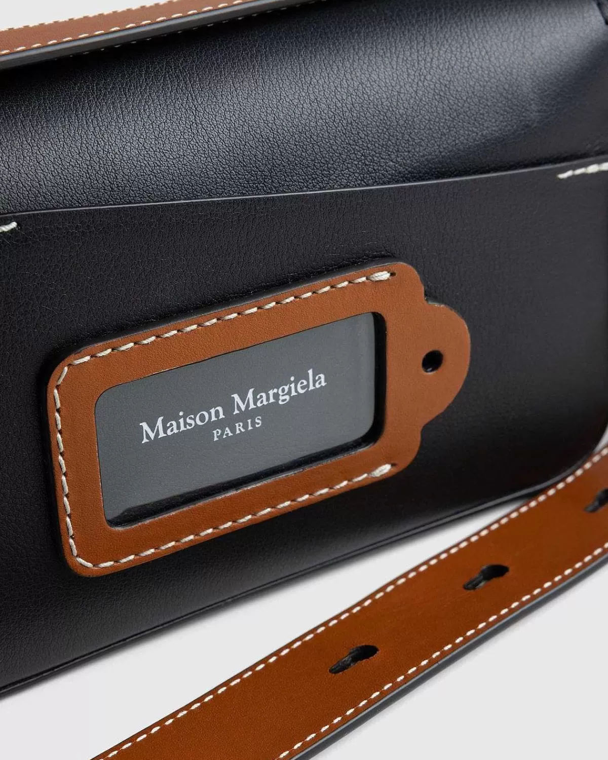laeder_skuldertaske_sorttan_8.webp Tasker>Maison Margiela Laeder Skuldertaske Sort/Tan
