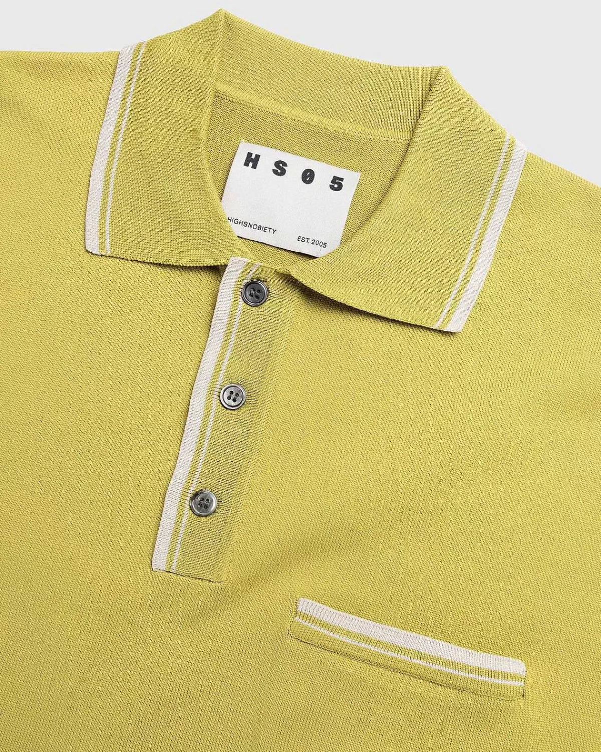langaermet_strik_polo_gron_5.webp T-Shirts>Highsnobiety HS05 Langaermet Strik Polo Gron