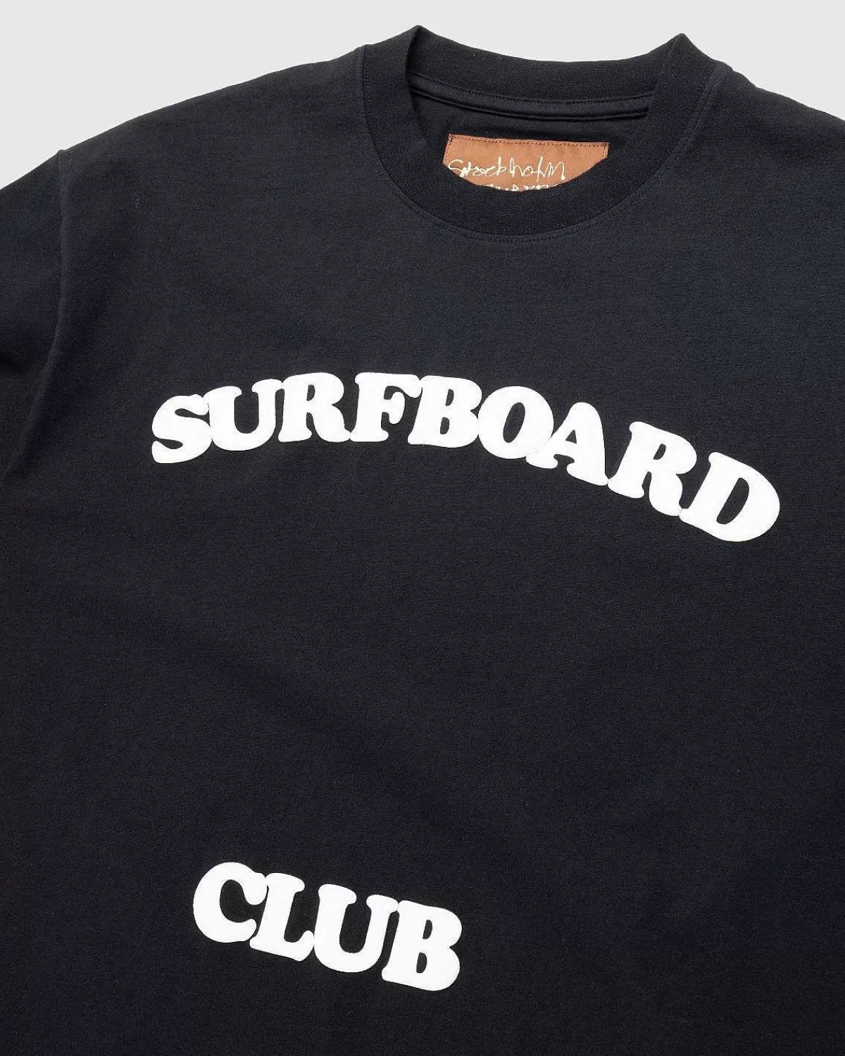 leaf_club_tshirt_sort_6.webp T-Shirts>Stockholm Surfboard Club Leaf Club T-Shirt Sort